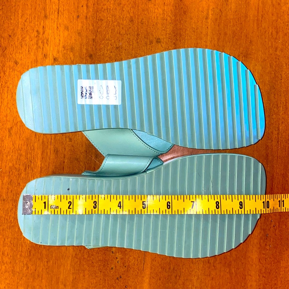 NWT ASOS DESIGN Tamari Leather Thong Flatform Sandals SZ 7 $80 - Picture 8 of 8